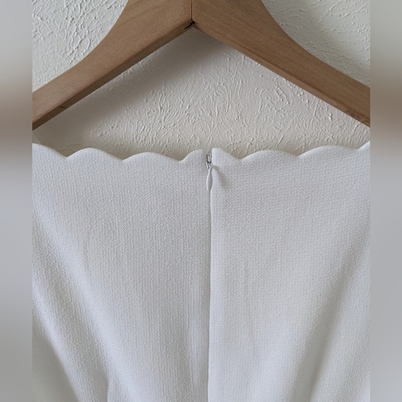 Club Monaco Scalloped Mini Dress - Picture 4 of 8